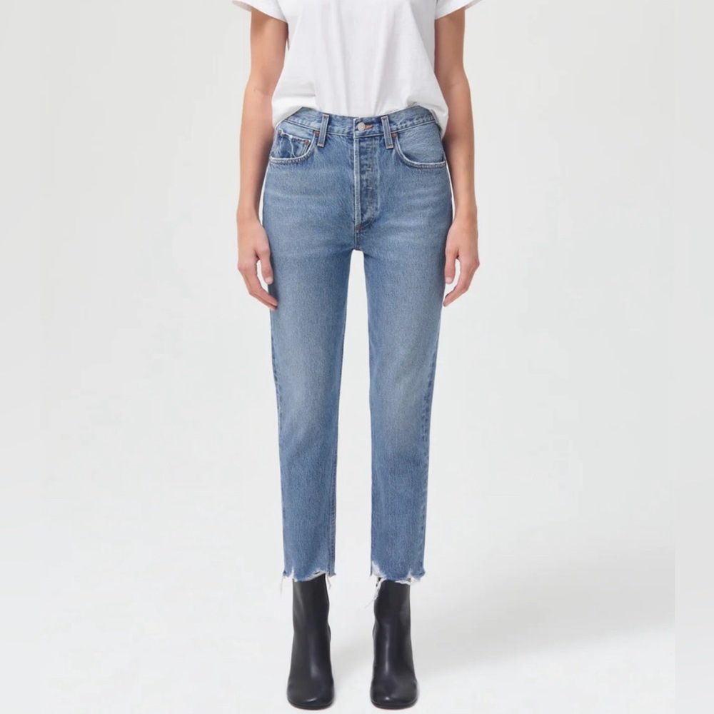 RILEY HIGH RISE STRAIGHT CROP IN- HAVEN size 29